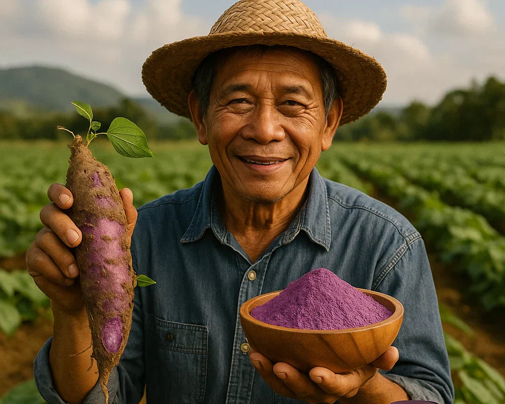 Ube : le tubercule violet qui séduit les gourmets