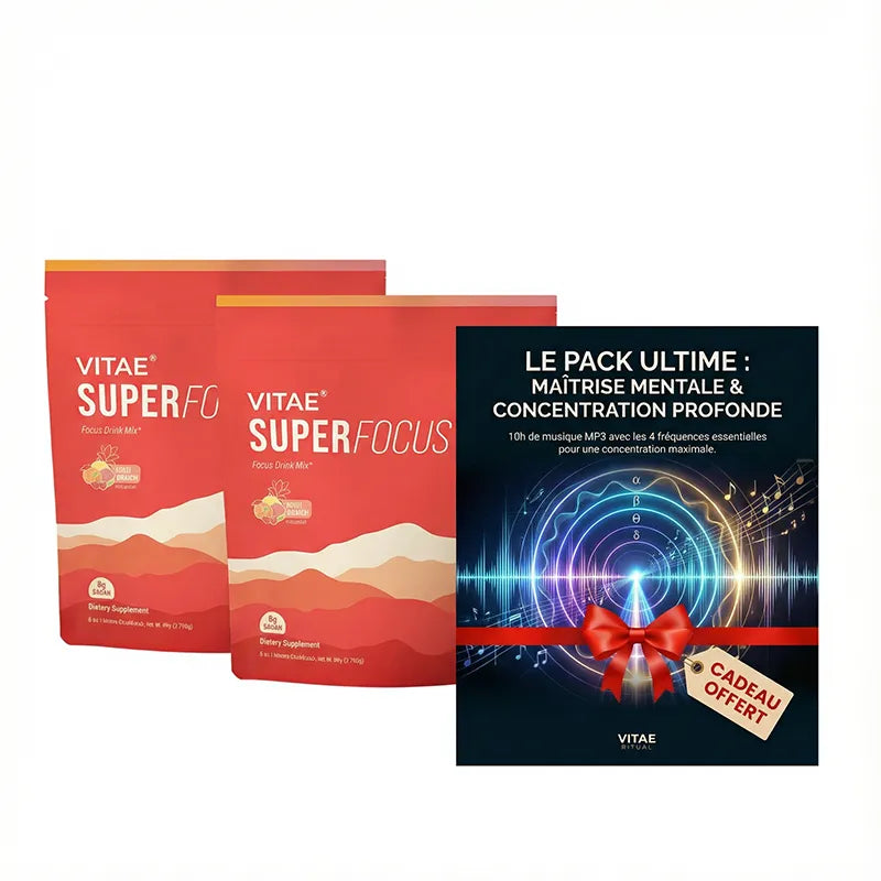 SuperFocus - Garder le rythme (2mois) + Pack Ultimate Maitrise Mentale 10h