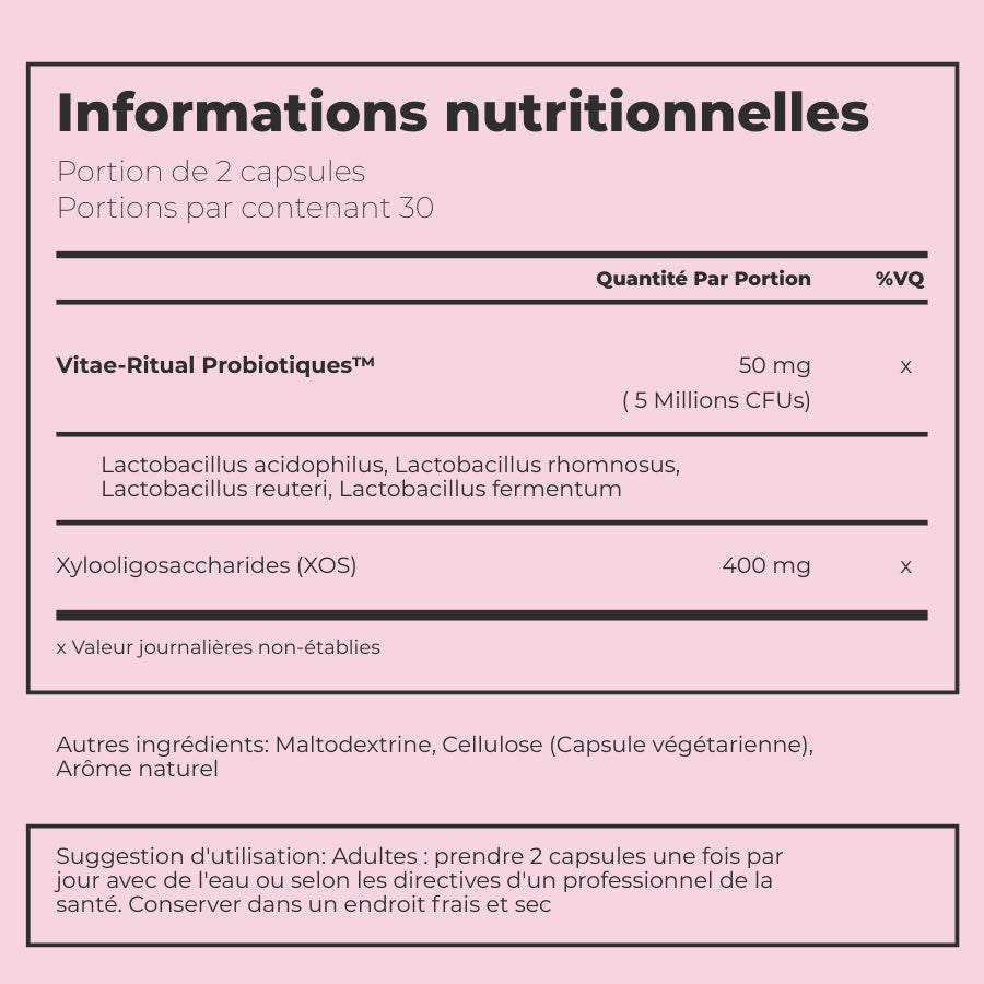 Probiotiques Vaginaux VITAE