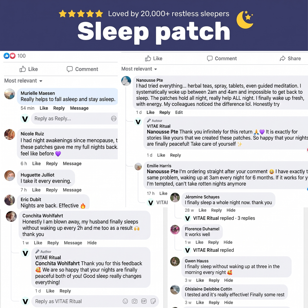 Sleep patch customer comments