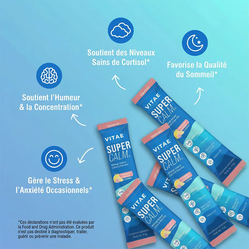 SuperCalm : Pas de stress, pas de somnolence, juste de la sérénité absolue.
