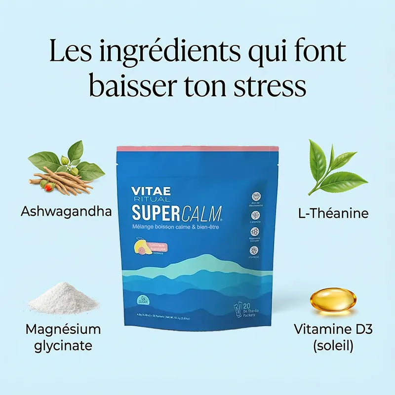 SuperCalm : Pas de stress, pas de somnolence, juste de la sérénité absolue.